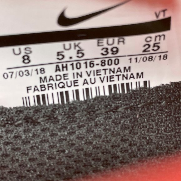 NEW Nike Odyssey React 2 Flyknit Ember Glow - Picture 10 of 11